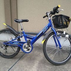 22インチ　青色　自転車
