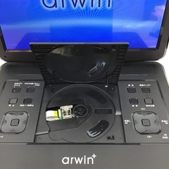 ARWIN  14.1インチ ポータブルDVDプレーヤー  APDー141F  中古品 の画像