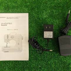 055【中古品】コンパクトミシン 電動ミシン ソーイングマシーンFHSM-505 フットペダルの画像