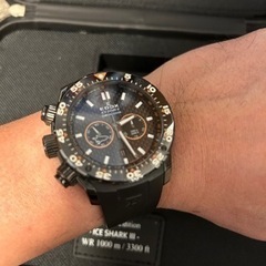 高級【スイス製】EDOX アイスシャークⅢ 腕時計⌚️の画像