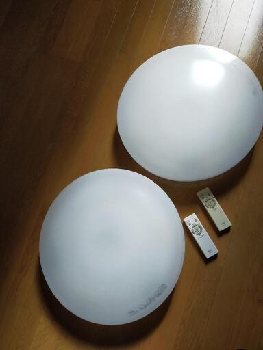 LEDシーリングライト　リモコン付　まとめて 2台で