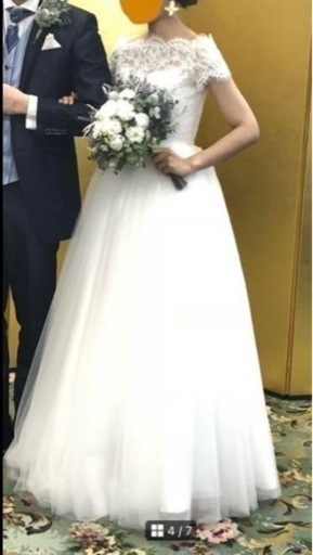 ウエディングドレス＊7号 カラードレス 黄色 イエロー 7号9号11号 ウエディングドレス 花嫁 結婚 