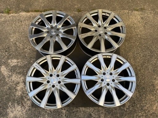 H1013-3）ROJAM19インチ中古4本セット！8J-19+45 114.3/5H