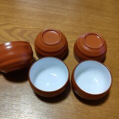 湯呑み(赤茶)