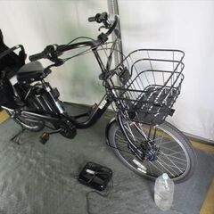 Ｄ75　★整備済み　中古電動自転車　綺麗　ブリヂストン　bikke MOB dd　ビッケ モブ dd　マットブラック★【F24R20インチ　9.6Ah】の画像