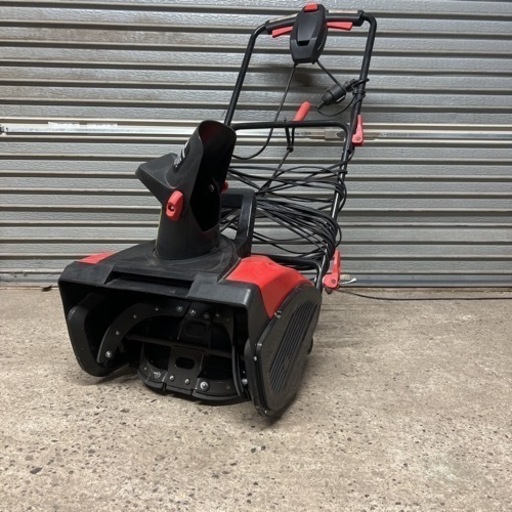 北海道旭川市 家庭用電動除雪機 スノーエレファントDX D-1100女性 高齢者も安心 操作簡単 アルファ工業 動作品 延長コード付き