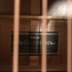 ヤマハ　ギター　FG-200F　ビンテージの画像