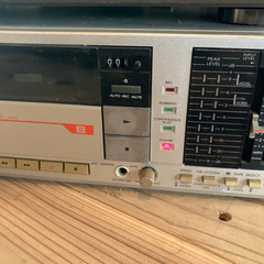 ビクター　ビデオデッキ　& ダブルカセットデッキ　HR-D30 ...