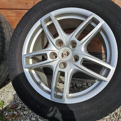 ポルシェ　カイエン　純正アルミ＆タイヤ　４本セット　265/50Ｒ19　ピレリ　ＰＺＥＲＯ ポルシェ カイエン 純正 アルミホイール 夏タイヤ ４本セット