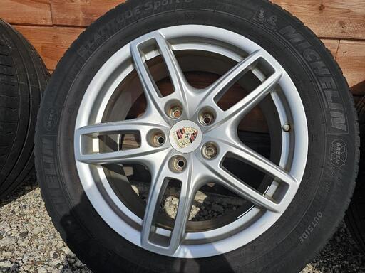 カイエン 純正19インチアルミホイール 19×8.5j +59 265/50R19 4本セット ポルシェ PORSCHE