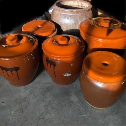 漬物石 壺 ツボ 漬物容器 丸壺 蓋付き 陶器 樽 丸かめ 梅干し 味噌