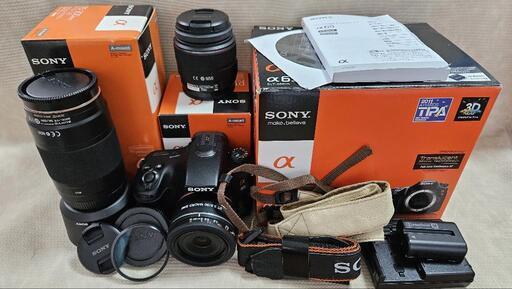 値下げして再出品しております✨SONY デジタル一眼レフカメラ セット販売