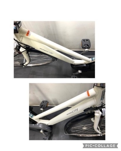 関東全域送料無料　業界最長完全保証電動自転車　ヤマハ　パスシティ　27インチ　8.7ah パワフルアシスト　白色