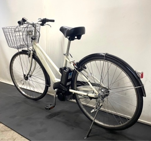 関東全域送料無料　業界最長完全保証電動自転車　ヤマハ　パスシティ　27インチ　8.7ah パワフルアシスト　白色