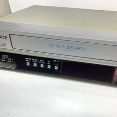 HITACHI ビデオ一体型DVDプレイヤー　DVL-FP9 再生確認済み　リモコン有りの画像