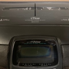ビクター　CDラジカセポータブルプレイヤーの画像