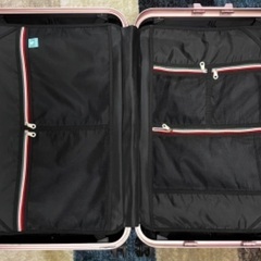 ブラウン スーツケース(タイヤゴム1ヶ所無し)の画像