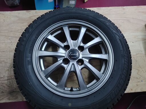 M+S 175/65R14 Eurotech Bridgestone  4本 7分山