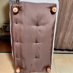 【美品】クッション付き：リクライニング機能2人掛けソファの画像