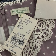 アースミュージック＆エコロジー ドットワンピース Sサイズの画像
