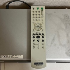 SONY CD/DVDプレーヤー　リモコン付の画像