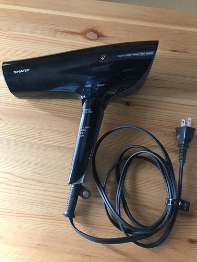 SHARP シャープ　ドライヤー・ヘアアイロン　プラズマクラスター　スカルプエステ　　IB-GX9K-B