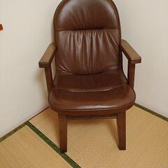 皮張りチェア