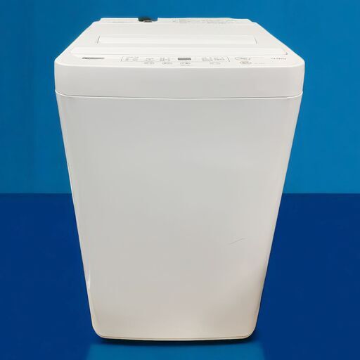 23C184_ジC 2022年製 YAMADA SELECT ヤマダセレクト YWM-T45H1 全自動洗濯機 4.5kg ステンレス槽 説明書あり 高年式