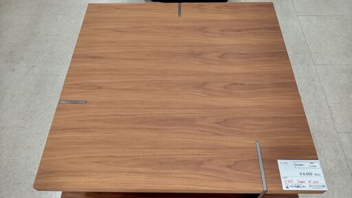 特別値引き★ジモティ割あり★  テーブル 茶 H33.5×D100×W100 クリーニング済み TJ2342