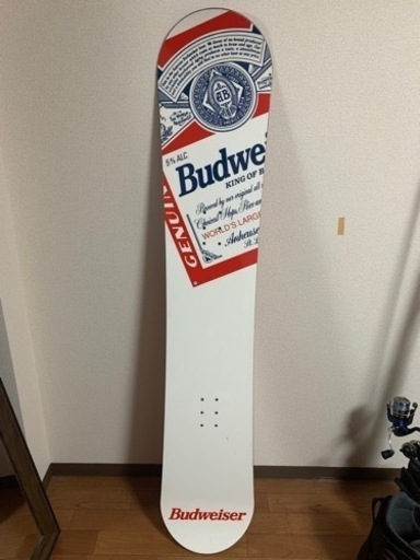 スノーボード板Budweiser