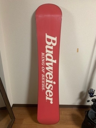 スノーボード板Budweiser
