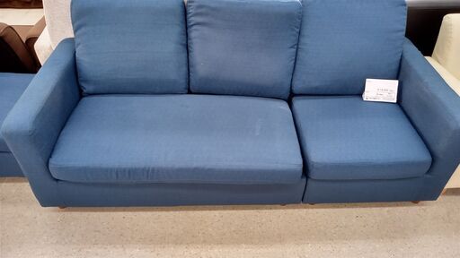 ★ジモティ割あり★  ソファー 青 H×D×W クリーニング済み TJ2345