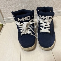 MADFOOT 24.5 インヒール　ハイカット　スニーカー　