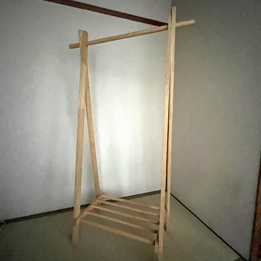 ハンガーラック 木製