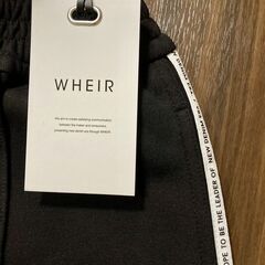 【新品未使用】WHEIR　ジャージ　ワイドパンツ　サイドラインの画像