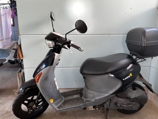 [取引中]Lets 4 レッツ4 原付　自賠責　令和6年3月まで　自走可能