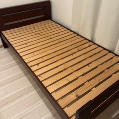 【譲ります】ニッセン すのこベッド シングル