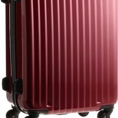 【受け渡し予定者決定】ワインレッドのスーツケース　の画像