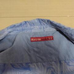 青色　シャツの画像