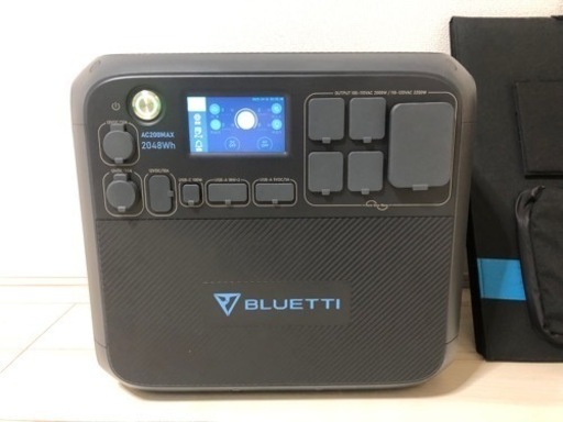 超大容量ポータブルバッテリー&ソーラーパネルBLUETTI
