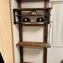 DIY☆ 2×4 ディアウォール☆飾り棚☆棚板壁面収納☆アイアン...
