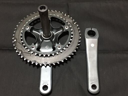 【取引終了】【中古】 シマノ FCｰ6700/6703/6750 クランク Shimano 165mm 52T-39T
