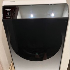 【美品/2021年製】SHARP ES-W114-SL ドラム式電気洗濯乾燥機