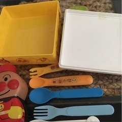 アンパンマン　2020年　お弁当 ランチボックス 水筒 フォーク スプーン 豪華セットの画像