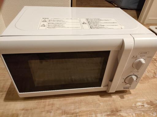 予定者決定電子レンジ　不具合なし