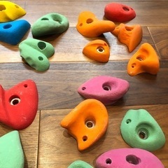 クライミングホールドの画像