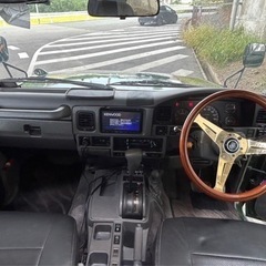 ランドクルーザープラド78✨1KZ オールペイント　サンルーフ　リフトアップ　ナルディーステアリングの画像