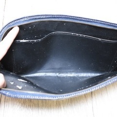 【SUIT SELECT セカンドバッグ】ネイビー｜セカンドバッグ、クラッチバッグの画像