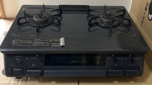 【使用感あり】都市ガス パロマ　ガスコンロ IC-S87K-L