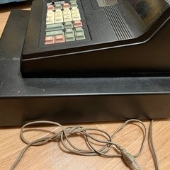 【希少】早い者勝ち！レトロ レジ 稼動品 の画像